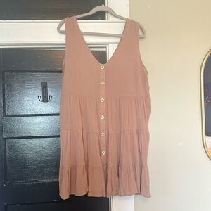 Dusty Rose Mini Dress